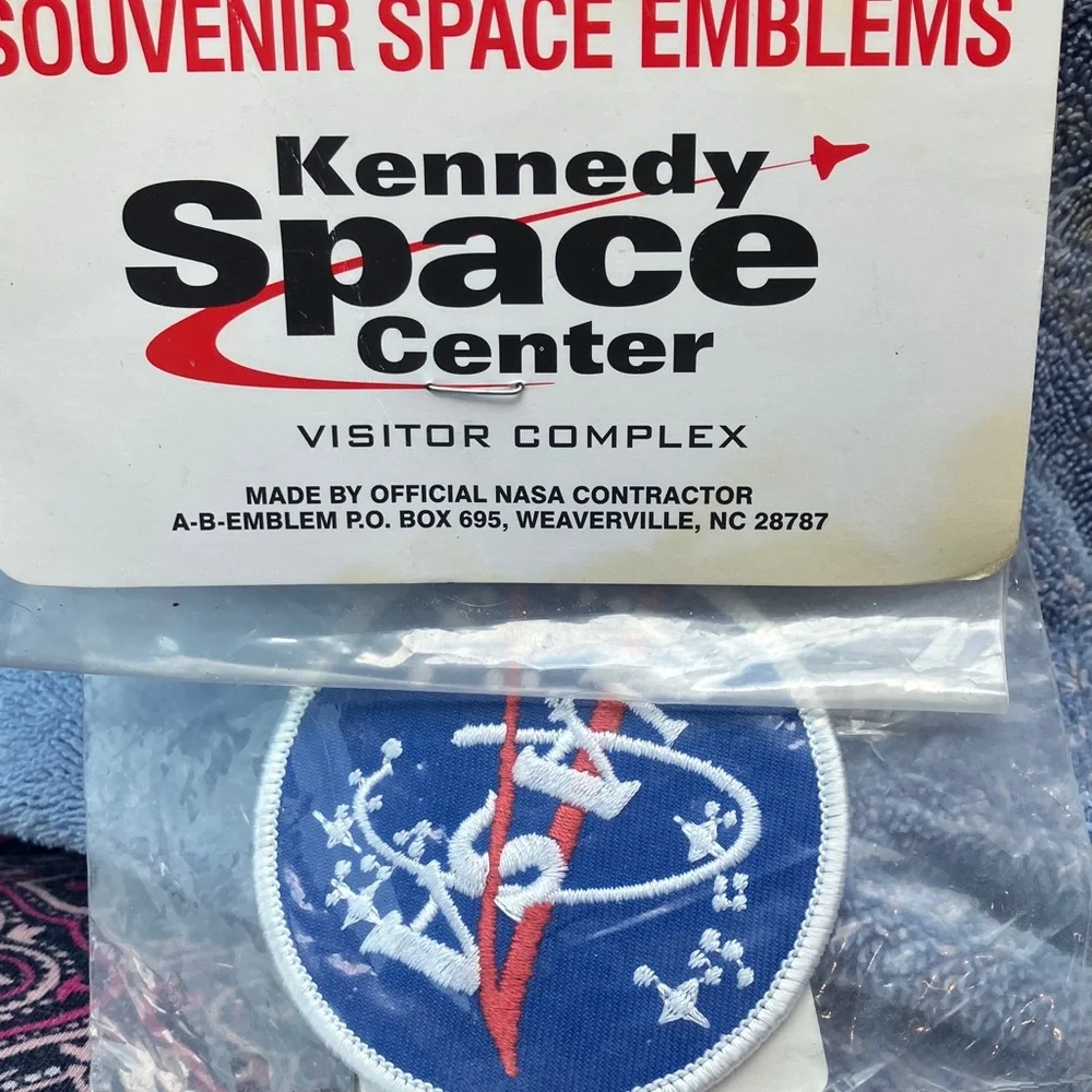 NASA Blue and White Patch